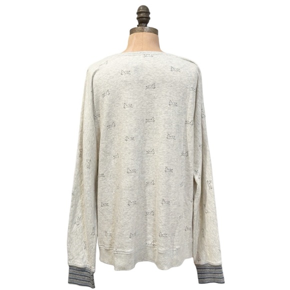 Hello Nite Los Angeles Loungewear Top with Unicorn Print - Picture 3 of 4